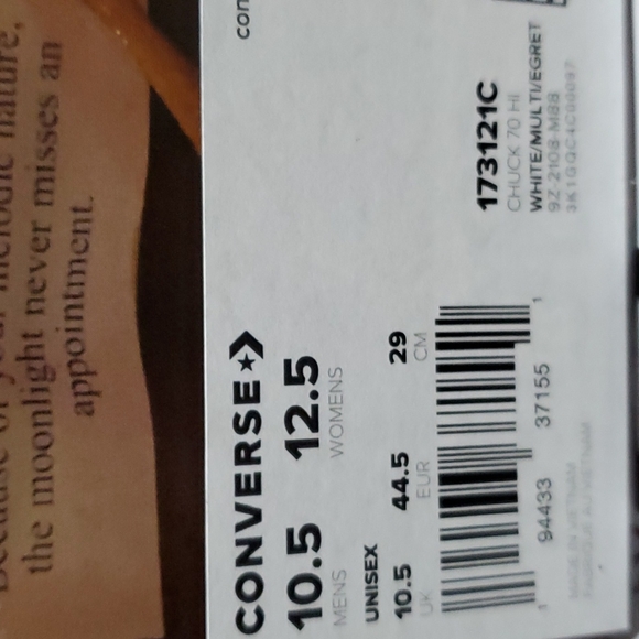 Converse x Come Tees Chuck 70 Hi Unisex / 173121C - Picture 9 of 9